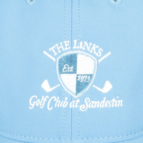 Nike Golf The Links GC At Sandestin Blue Curved Bill Adjustable Cap Hat OSFM - Picture 6 of 8